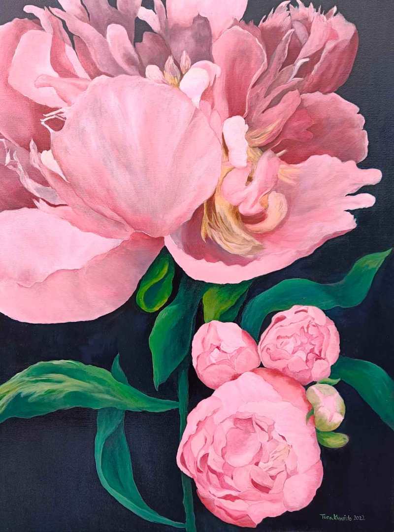 Lumo, 2022. Öljyväri kankaalle, 116cm x 89cm.