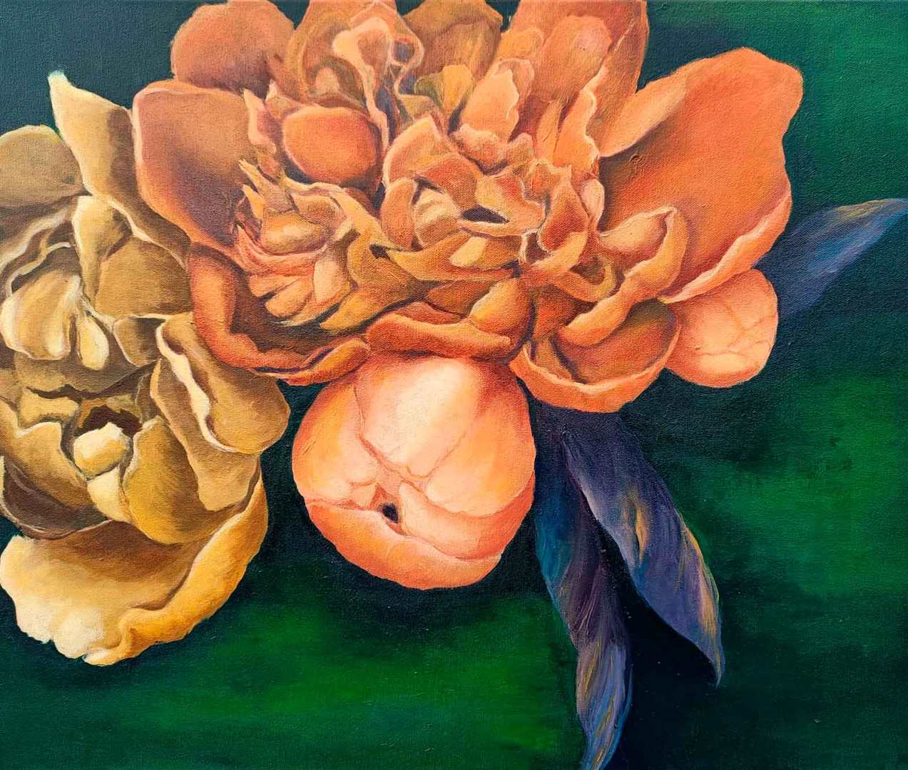 Syysunelmia, 2022. Öljyväri kankaalle, 55cm x 65cm.