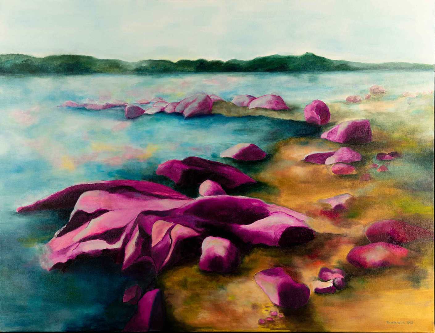 Valitsisin vielä sinut, 2021. Öljyväri kankaalle, 89cm x 116cm.